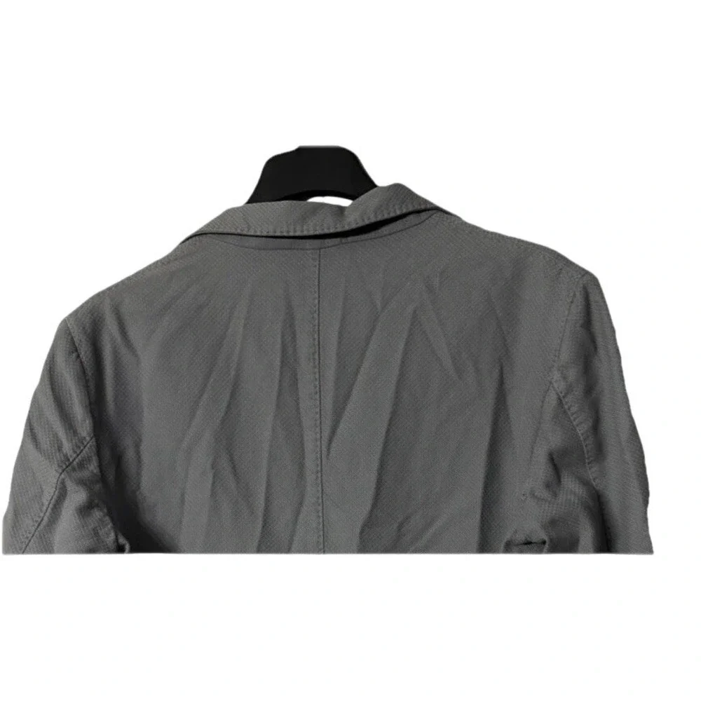 NWT San Remo Mens Long Sleeve Comfort‎ Cotton Casual Gray Jacket Blazer Size 50